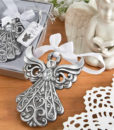 Silver Angel Ornament With Antique Finish