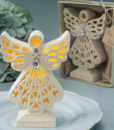 Glowing Ivory Color Angel Statue With Led Light