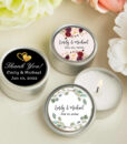 personalized candle wedding favors