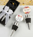 personalized wine stopper wedding favors