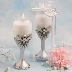 Angel Design Champagne Flute Candle Holders