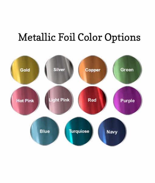 metallic color chart