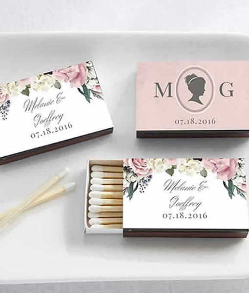 personalised matchboxes