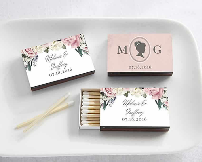 Personalized Wedding Matches Custom Printed Lot of Colors to Choose from QUALITY