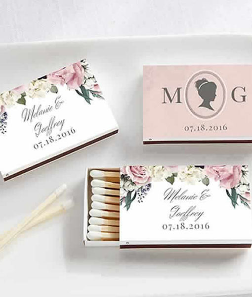 personalised matchboxes