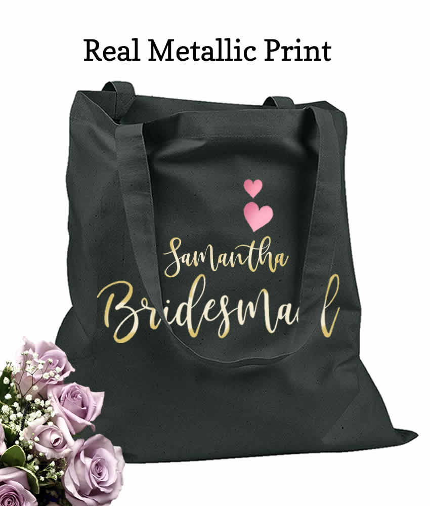Personalized Bridesmaid Tote Bridesmaid Gift 11 Personalized Zippered Tote Bag Bridesmaids Gift Wedding Totes Wedding Party Gift