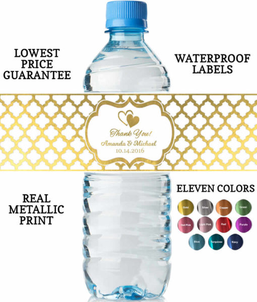 Water Bottle Labels Wedding Shower
