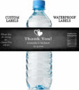 chalkboard water bottle labels