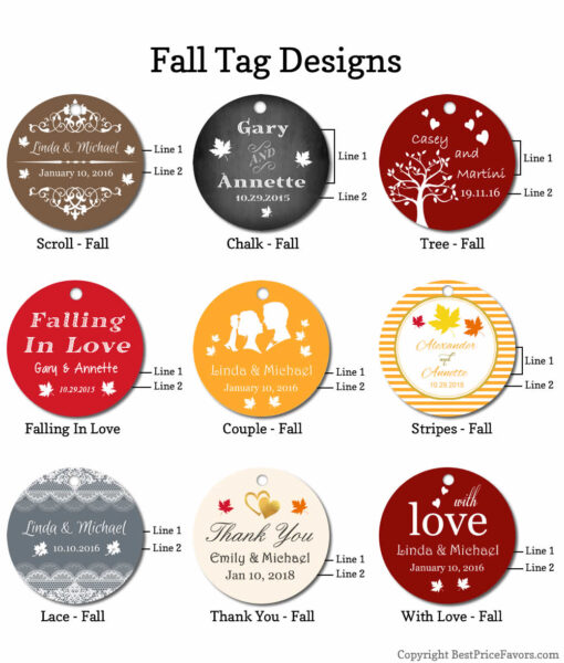 tag design chart fall