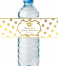 tea party water bottle labels