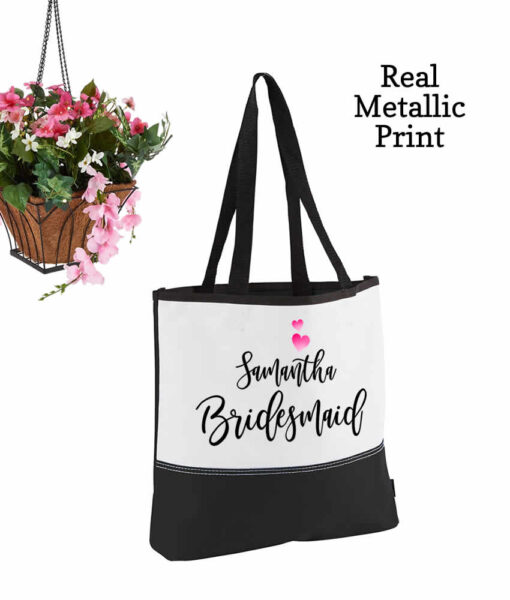 bridesmaid totes personalized