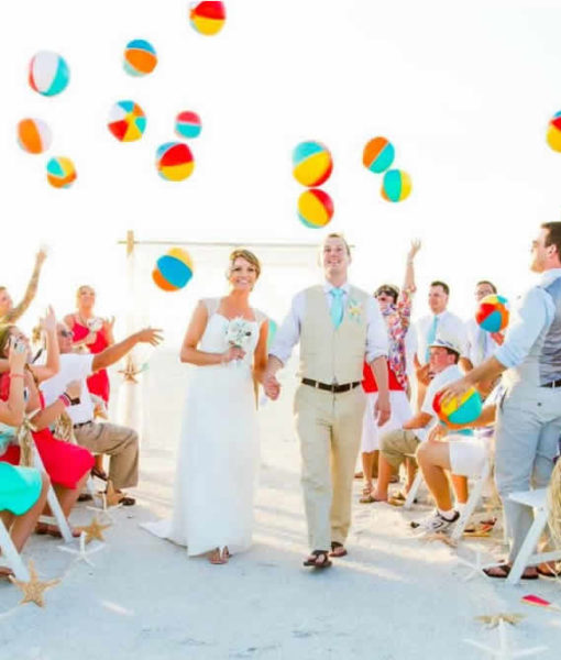 wedding beach balls party