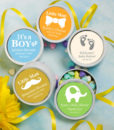 baby shower mint tins