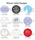 label design chart winter
