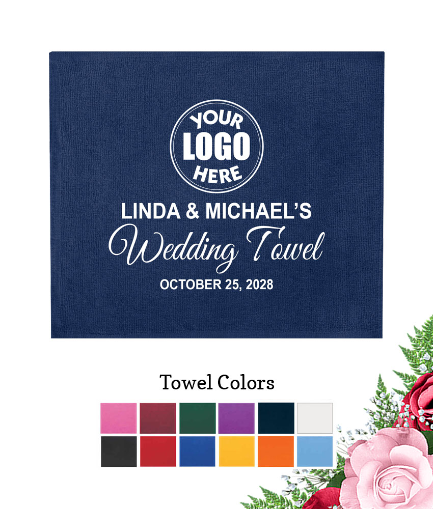 personalized wedding rally towels your team logo personalized wedding rally towels your team logo