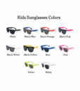 kids sunglasses color chart