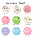 tag design chart 1 baby shower