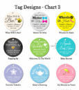 tag design chart 3 baby shower