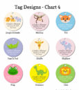 tag design chart 4 baby shower