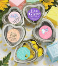 baby girl heart mint tin