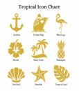 tropical icon chart