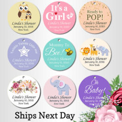 baby shower name tags
