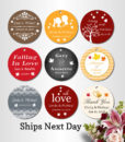 personalised wedding tags