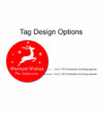 tag design options silhouette