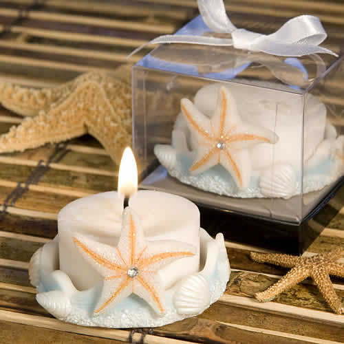 150 Starfish Design Beach Themed Candle Wedding Bridal Shower Party Favors