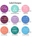 bridal shower label designs-1