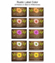 Match Box rustic Labels