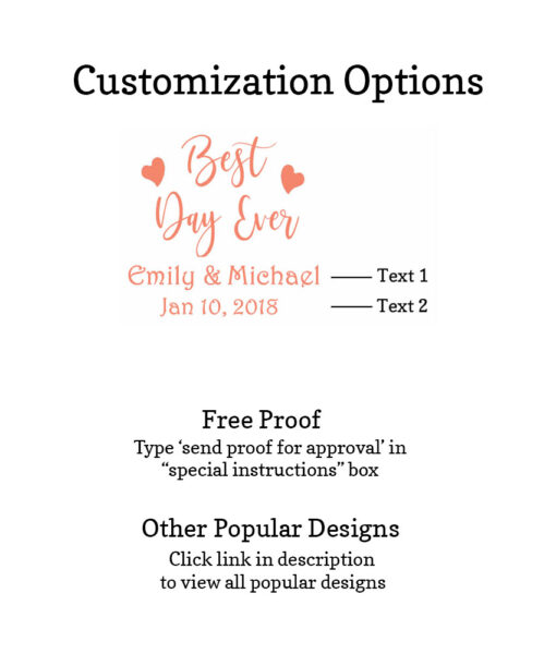 best day ever customization options free proof