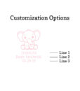 baby elephant customization option