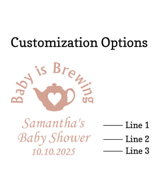 baby is brewing coasters customization