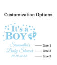 it’s a boy customization