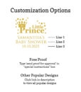 little prince customization free proof