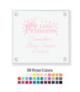 little princess glass coaster