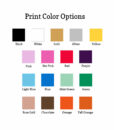 screen print color chart