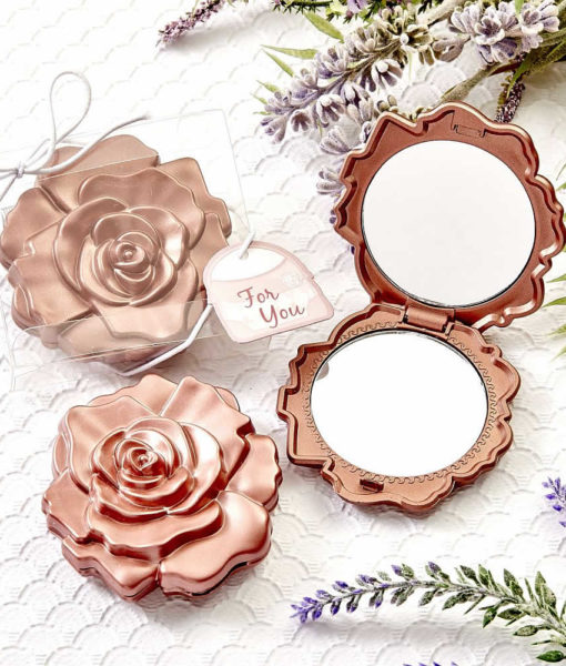 dusty rose mirror compacts