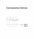 celebrate design options