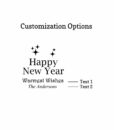 happy new year design options