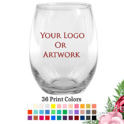 personalized wine glasses your logo