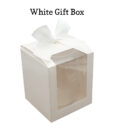 wine glass white gift box
