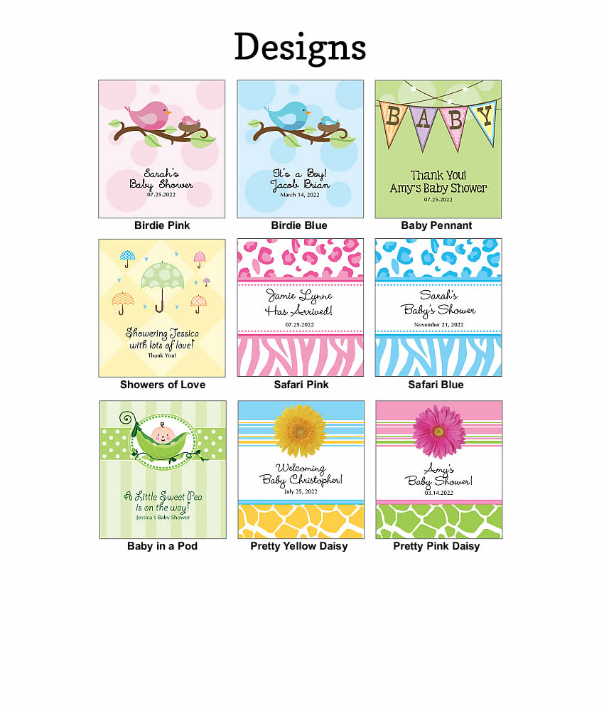 Spray Bottle Hand Sanitizer FREE Personalization Baby Shower Favors