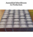 assembled matchboxes laurel monogram