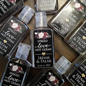 personalized hand sanitizer favors