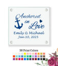 anchored in love coasters