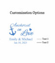 anchored in love customization options