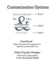 mr mrs name customization options free proof