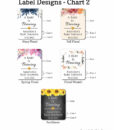 baby shower tea bag favors design chart 2